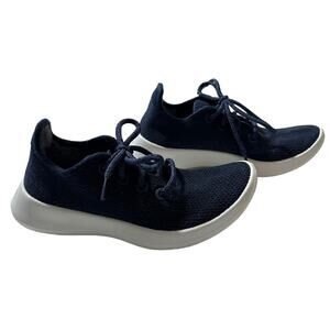 Allbirds Women's size 7 Blue & White Tree Runners Lace Up Sneakers